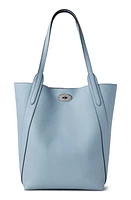 Mulberry Bayswater Heavy Grain Leather North/South Tote in Poplin Blue at Nordstrom