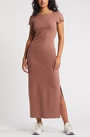 BP. Open Back Stretch Cotton Knit Midi Dress at Nordstrom,