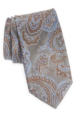 Eton Silk Paisley Tie in Black at Nordstrom