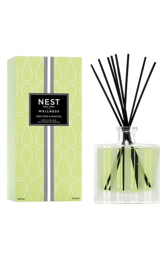 NEST New York Lime Zest & Matcha Reed Diffuser at Nordstrom