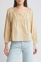 Treasure & Bond Ruffle Lace Cotton Top at Nordstrom,