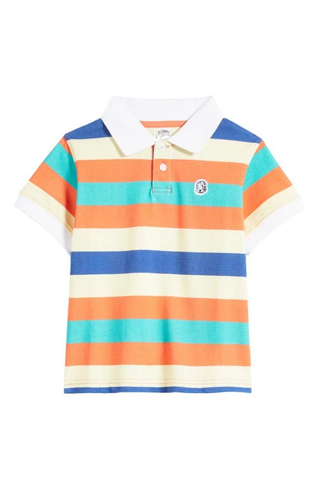 Billionaire Boys Club Kids' Space Race Cotton Polo Hot Coral at Nordstrom,