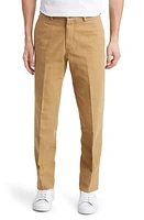 Berle Charleston Flat Front Khakis British Tan at Nordstrom