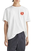 rag & bone RBNY Apple Graphic T-Shirt White at Nordstrom,