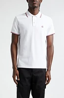 Moncler Tipped Cotton Piqué Polo at Nordstrom,