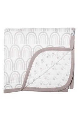 Copper Pearl Reversible Print Swaddle Blanket in Bliss at Nordstrom