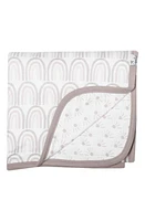 Copper Pearl Reversible Print Swaddle Blanket in Bliss at Nordstrom