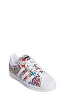 adidas x Disney Kids' Where's Mickey Superstar Sneaker Black/White/Wonder White at Nordstrom, M