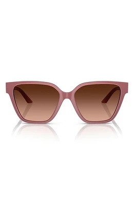 Versace 56mm Gradient Butterfly Sunglasses in Ruby at Nordstrom