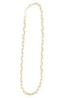 SHYMI Maggie Paper Clip Chain Necklace in Gold at Nordstrom