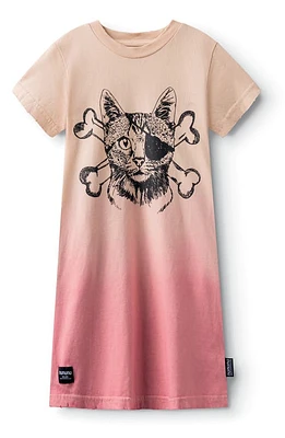 Nununu Kids' Captain Cat Dress Hot Pink at Nordstrom