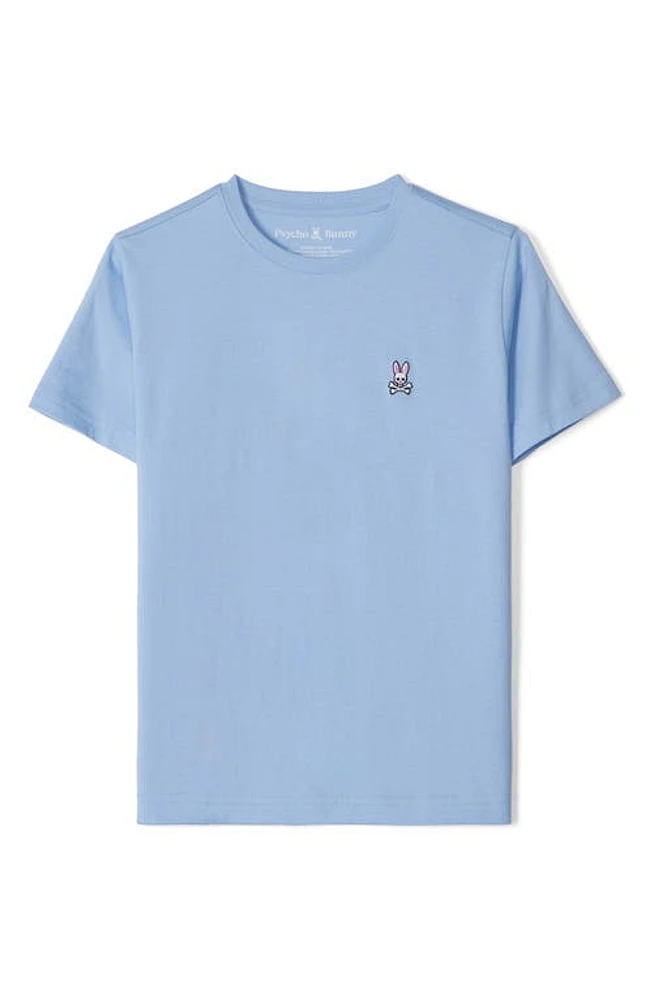 Psycho Bunny Kids' Classic Embroidered T-Shirt in Serenity at Nordstrom