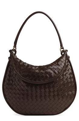 Bottega Veneta Large Gemelli Intrecciato Shoulder Bag in 2190 Fondant-M Brass at Nordstrom