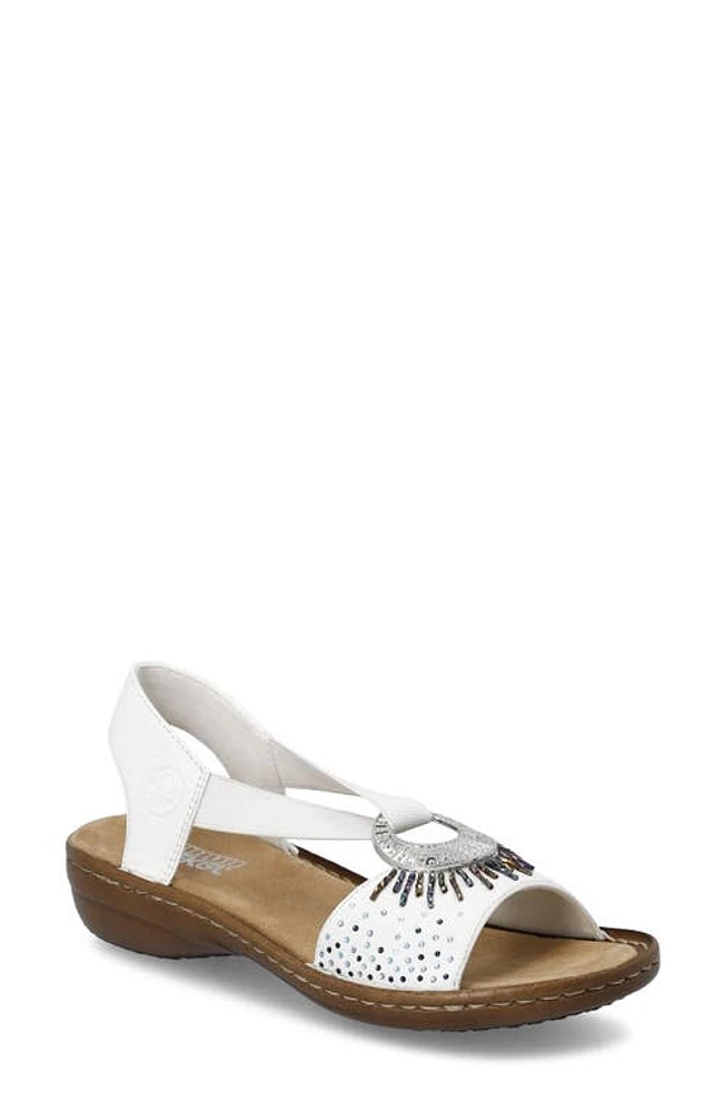 Rieker Regina 80 Sandal White at Nordstrom,