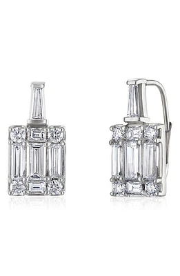 Mindi Mond Mega Tapered Diamond Drop Earrings in White Gold/Diamond at Nordstrom