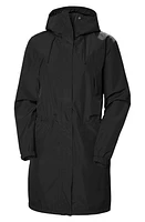 Helly Hansen T2 Hooded Waterproof Raincoat Black at Nordstrom,