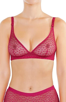 Huit Daisy Cerise Lace Bra Cherry at Nordstrom,