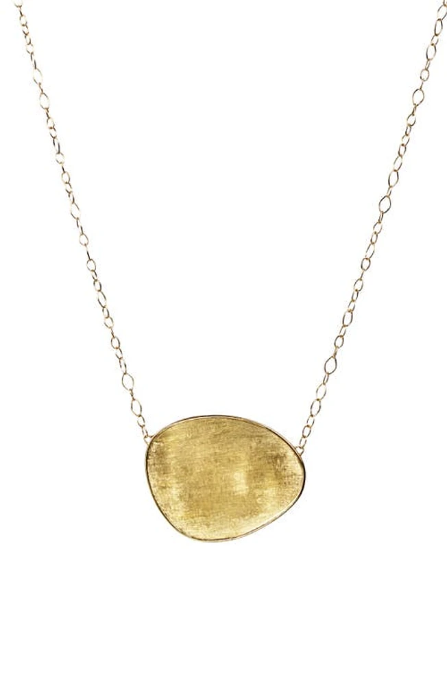 Marco Bicego Lunaria Pendant Necklace in Yellow Gold at Nordstrom, Size 16.5 In