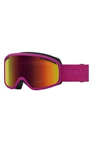 Smith Vogue 154mm Snow Goggles in Fuchsia /Red Sol-X Mirror at Nordstrom