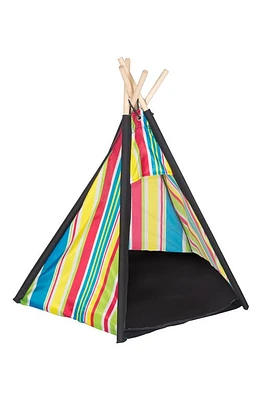 Pacific Play Tents Stripe Pet Tent in Red Blue Yellow Green at Nordstrom