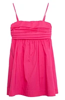 Speechless Pleated Bodice Sleeveless Minidress Fuschia at Nordstrom,