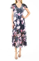 Komarov Floral Flutter Sleeve Cocktail Dress Ina Flower at Nordstrom,