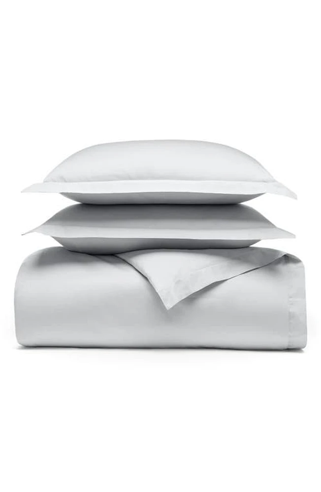 Boll & Branch Signature Hemmed Duvet Set in Sky at Nordstrom