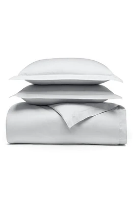 Boll & Branch Signature Hemmed Duvet Set in Sky at Nordstrom