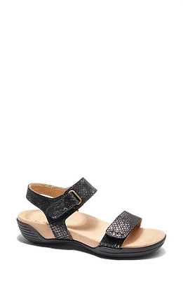 Hälsa Footwear Dominica Sandal Black/Silver at Nordstrom,