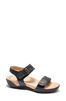 Hälsa Footwear Dominica Sandal Black/Silver at Nordstrom,