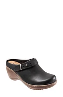 SoftWalk Marquette Clog Black Leather at Nordstrom,