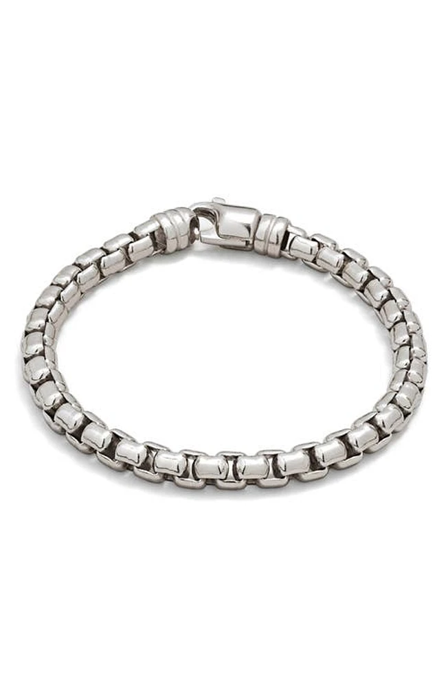 Degs & Sal Men's Silver Round Box Chain Bracelet at Nordstrom