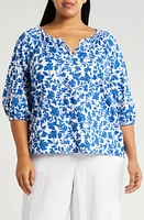 caslon(r) Duo Gauze Top at Nordstrom,