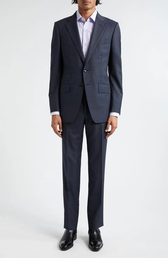 TOM FORD O'Connor Wool Hopsack Suit Ink Blue at Nordstrom, Us