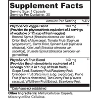 Codeage Instantfood Five a Day, 15 Fruits & Vegetables All-In-One Capsule, Whole Food Vegan Blend, 30 ct in White at Nordstrom