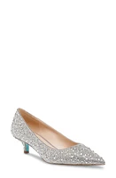 Betsey Johnson Scout Pointed Toe Kitten Heel Pump at Nordstrom,