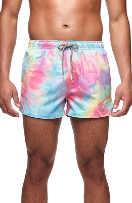 Boardies Spiral Tie Dye III Shortie Swim Trunks Multi at Nordstrom,