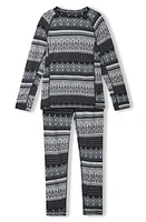 Reima Kids' Taitoa Thermal T-Shirt & Leggings Set Black at Nordstrom,