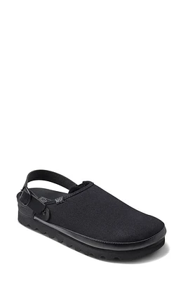 Reef Cushion Sage Platform Clog in Black/Black at Nordstrom, Size 7