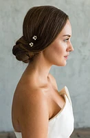 Brides & Hairpins Giada Set of 2 Hair Pins in Gold at Nordstrom