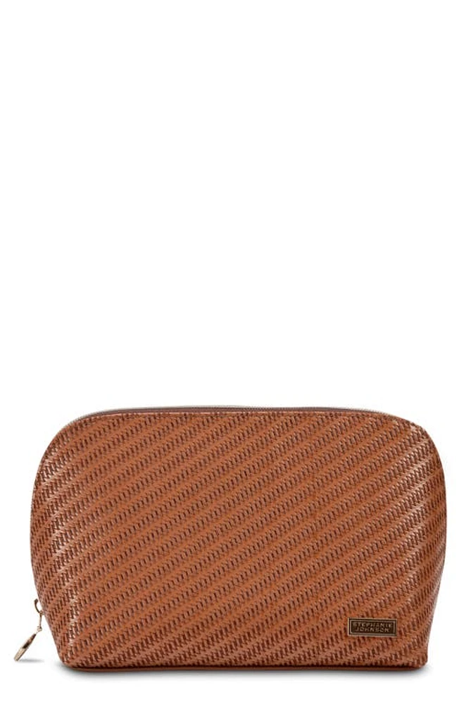 Stephanie Johnson Rosewood Cognac Lola Makeup Bag at Nordstrom