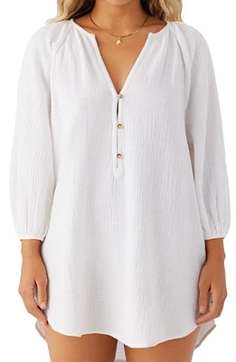 O'Neill Krysten Cotton Gauze Cover-Up Tunic Minidress at Nordstrom,