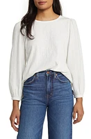 caslon(r) Mixed Media Gauze Top at Nordstrom,