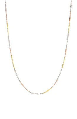 Bony Levy 14K Gold Tri-Tone Twisted Chain Necklace in 14K Yellow Gold at Nordstrom, Size 18