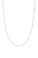 Bony Levy 14K Gold Tri-Tone Twisted Chain Necklace in 14K Yellow Gold at Nordstrom, Size 18