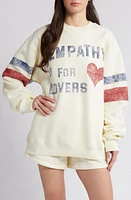 THE MAYFAIR GROUP Empathy Is for Lovers Graphic Sweatshirt Cream at Nordstrom,