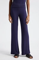 ATM Anthony Thomas Melillo Rib Straight Leg Pants Ink at Nordstrom,