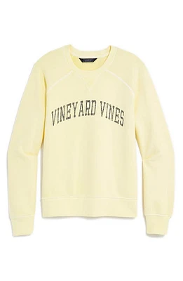 vineyard vines Cotton Logo Graphic Sweatshirt Sunshine Yellow at Nordstrom,