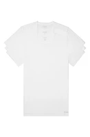 Calvin Klein 3-Pack Cotton Crewneck T-Shirt White at Nordstrom,