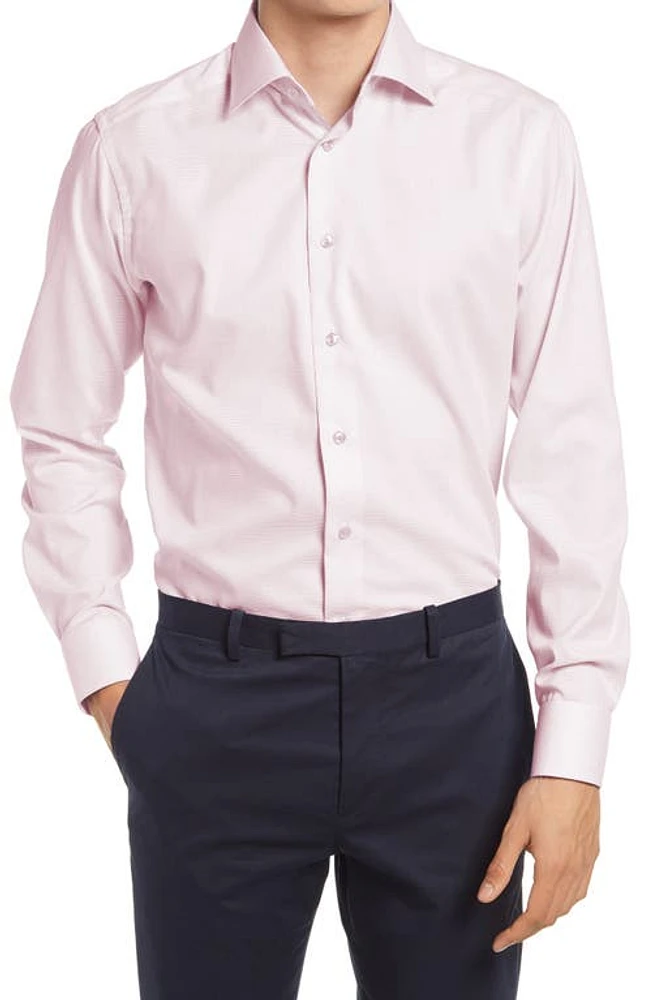 Eton Slim Fit Solid Dress Shirt at Nordstrom